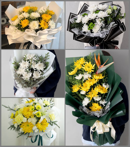 广东湛江市廉江市和寮镇蕉林村白事花束代送
